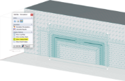 Objemová síť větrného tunelu